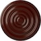 Ekena Millwork Carton Smooth Ceiling Medallion (Fits Canopies up to 9 1/8"), 29 1/8"OD x 1 1/2"P, Brushed Mahogany CM29CABMF - alternate 1